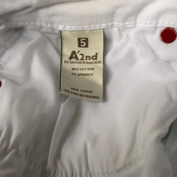 A’2nd white ankle skinny jeans, size 5 - Picture 7 of 7